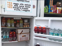 Photo of goods in the St. Pete's Free Fridge